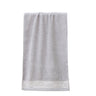 2 Pcs Bamboo Face Towels with 75x34cm Size — Grey
