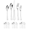 20 or 40 Pcs Cutlery Set with Polished Steel — Silver / 20 Pcs