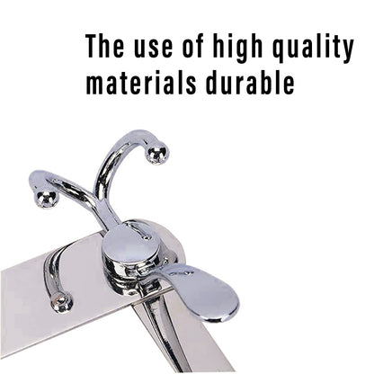 5 Hooks Stainless Steel Door Hook Coat Storage Organizer