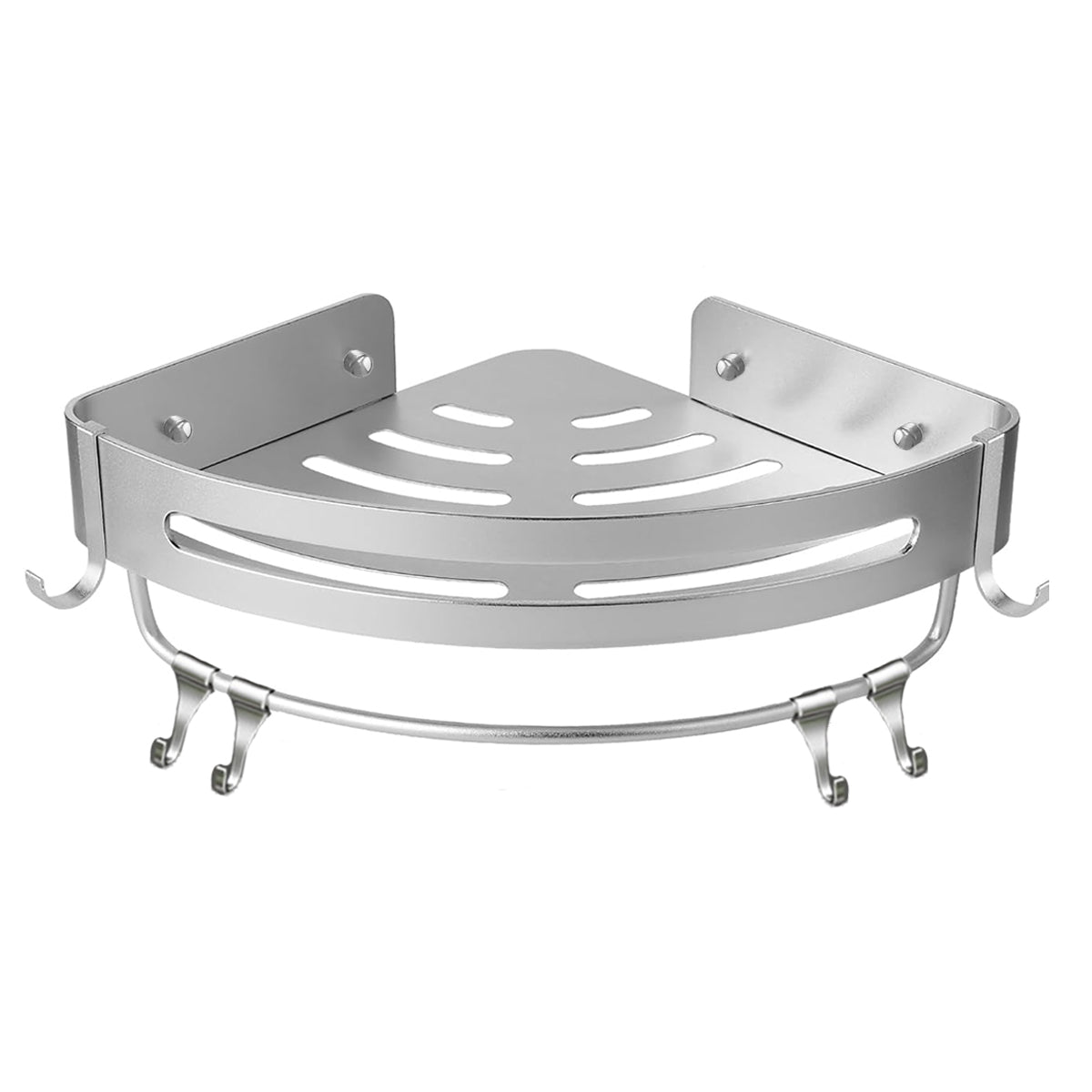 Wall Mounted Bathroom Shelf Triangle Corner Shower Storage Rack for Toiletries