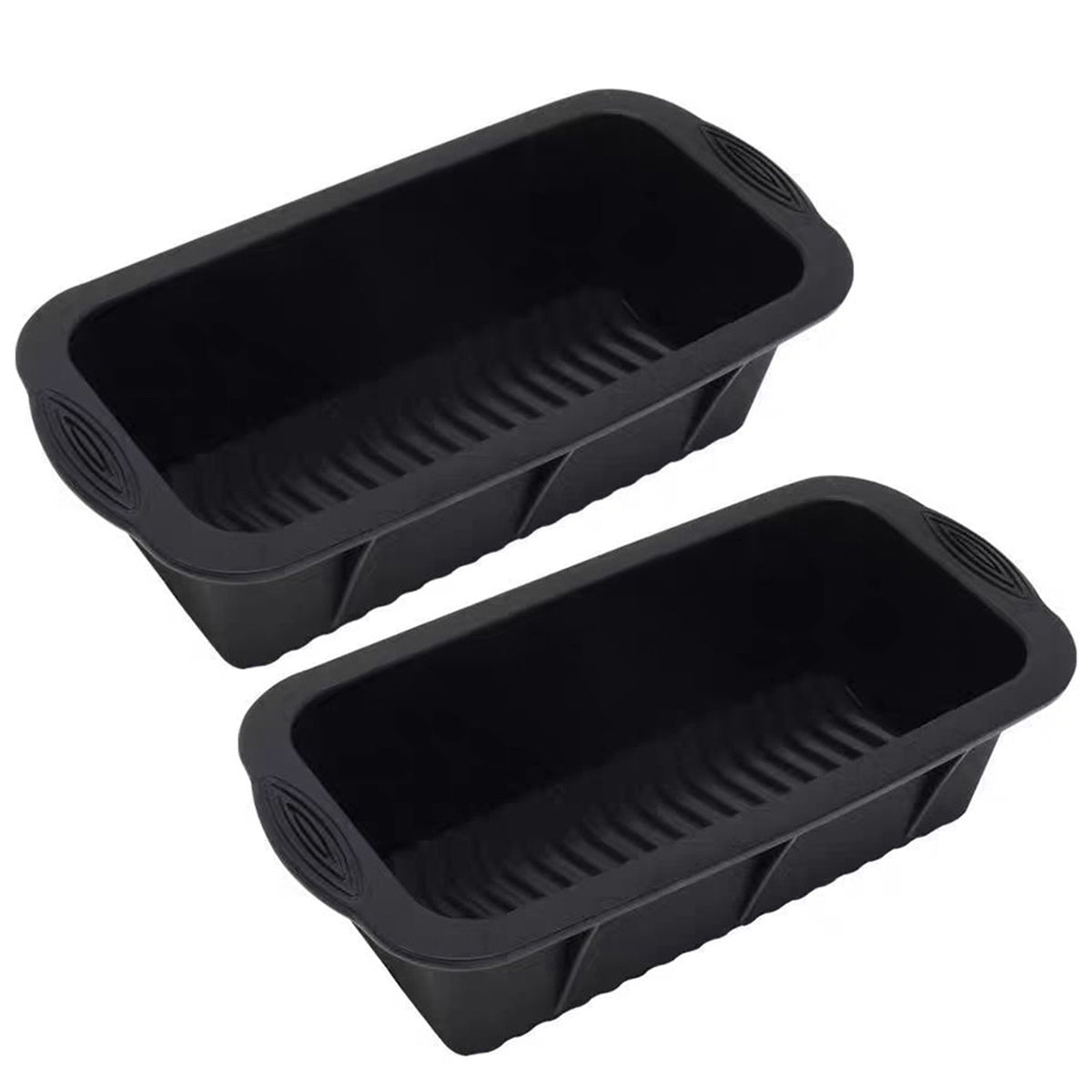 2PCS Reusable Silicone Ice Blocks Large Cube Tray for Drinks and Cocktails AU