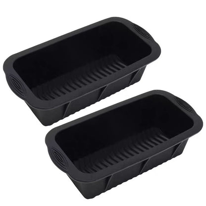 2PCS Reusable Silicone Ice Blocks Large Cube Tray for Drinks and Cocktails AU