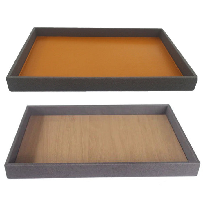 Rectangular Amenity Tray with Raised Edges