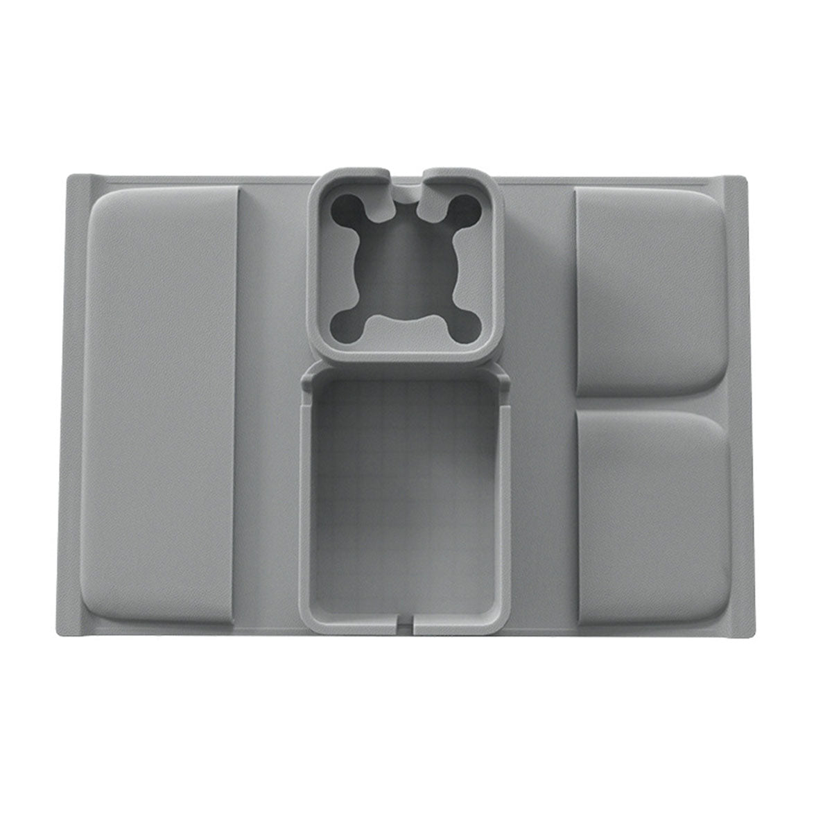 Sofa Armrest Tray Silicone Couch Side Organizer Cup Holder