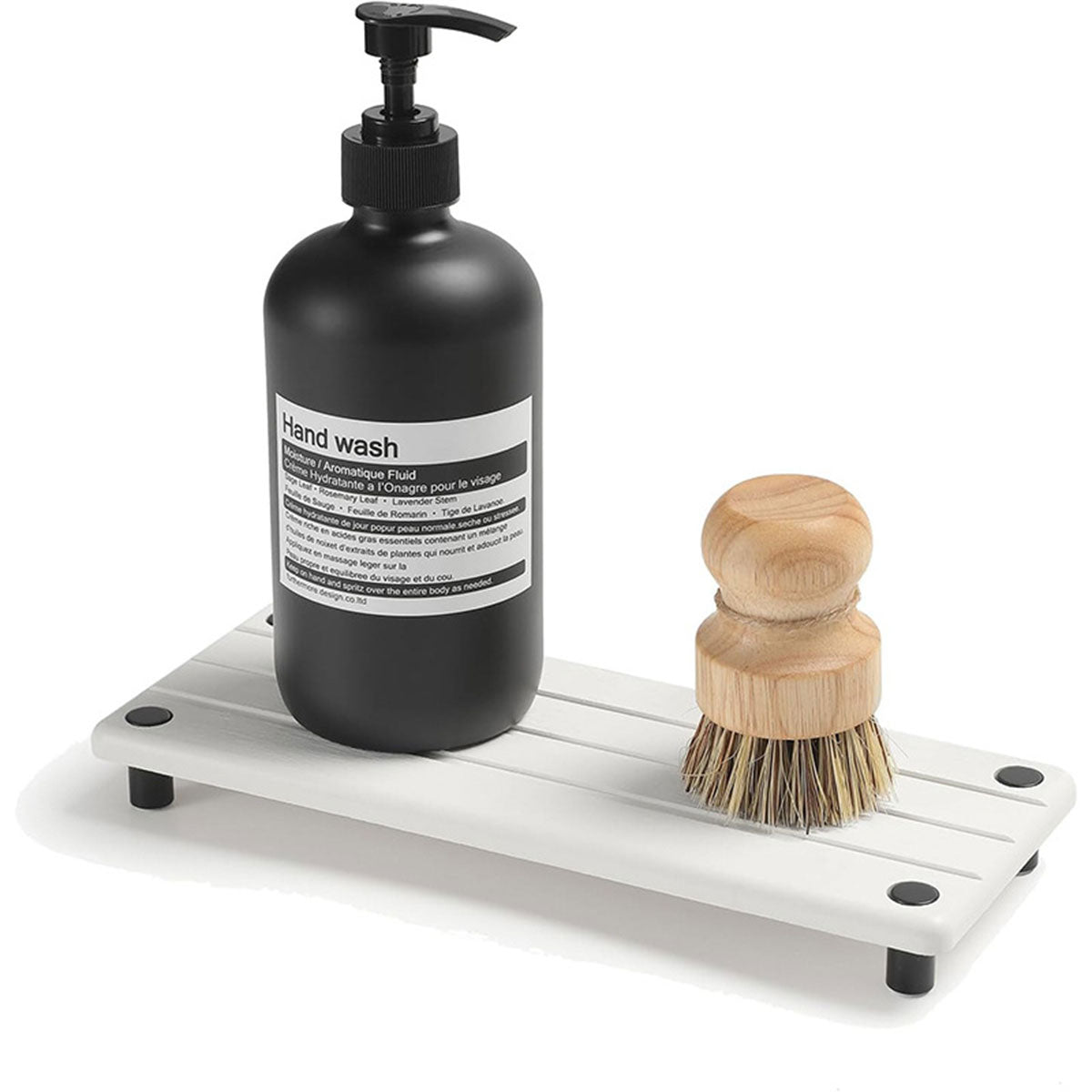 Diatomaceous Earth Bathroom Sink Drain Mat Absorbent Rack