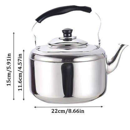 Large Capacity Stainless Steel Kettle for Home Restaurant Induction Cooker Safe