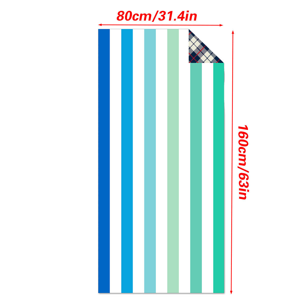 Large Hotel Beach and Pool Towel 100 x 180cm – Product View 3