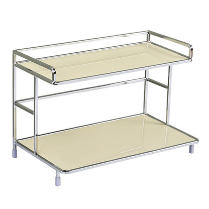 Kitchen Bathroom Desktop Storage Rack Water Cup Holder Cosmetic Iron Shelf  AU