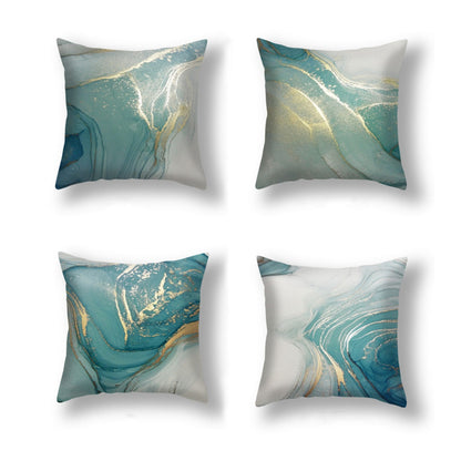 New 4PCS Home Printed Pillow Cases Decorative Cushion Covers Sofa Pillow Covers
