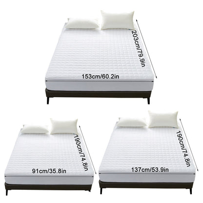 Waterproof Mattress Protector Fitted Bed Top Cover for Hotels