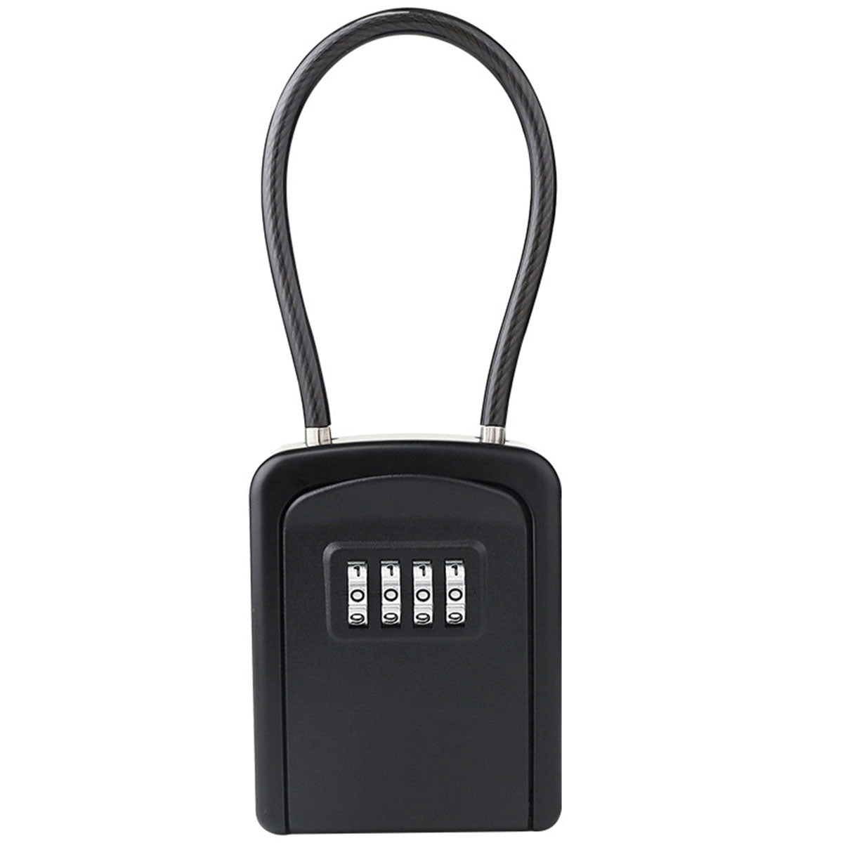 Portable Key Lock Box Hanging Combination Storage Organizer for Home Security