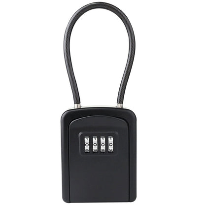 Portable Key Lock Box Hanging Combination Storage Organizer for Home Security