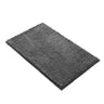 Chenille Bath Mat with 80x50cm Dimensions — Dark Grey