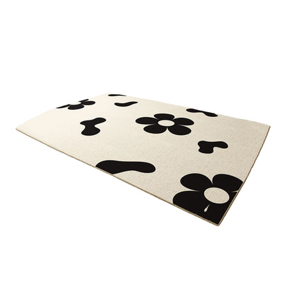 Crystal Velvet Anti Slip Floor Mat Soft Decorative Area Rug