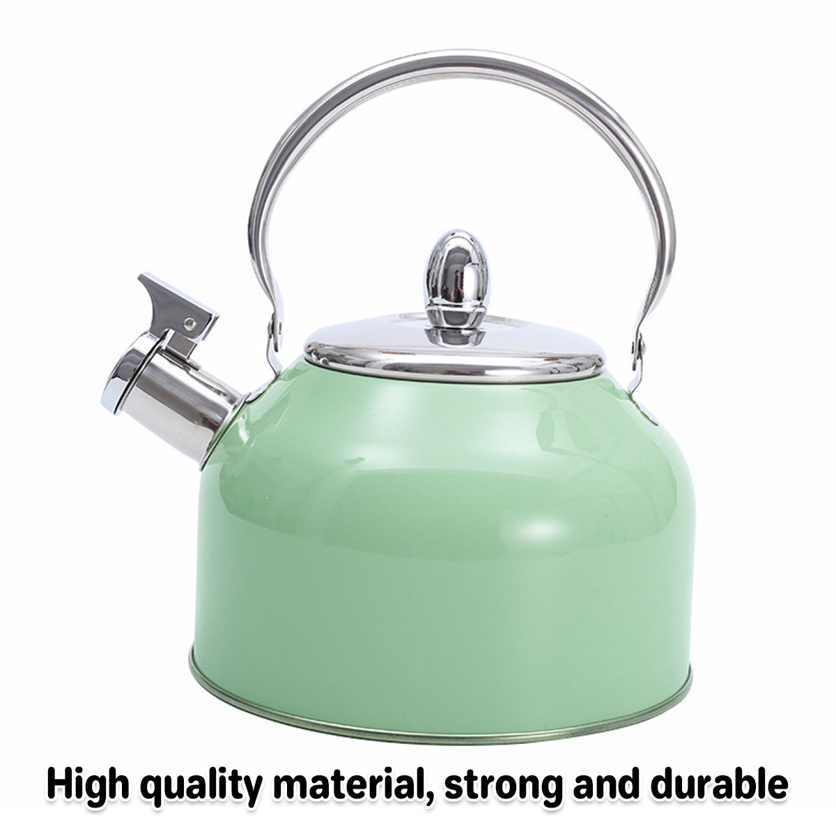 Stainless Steel Kettle 2.5L Household Water Boiler Whistling Teapot