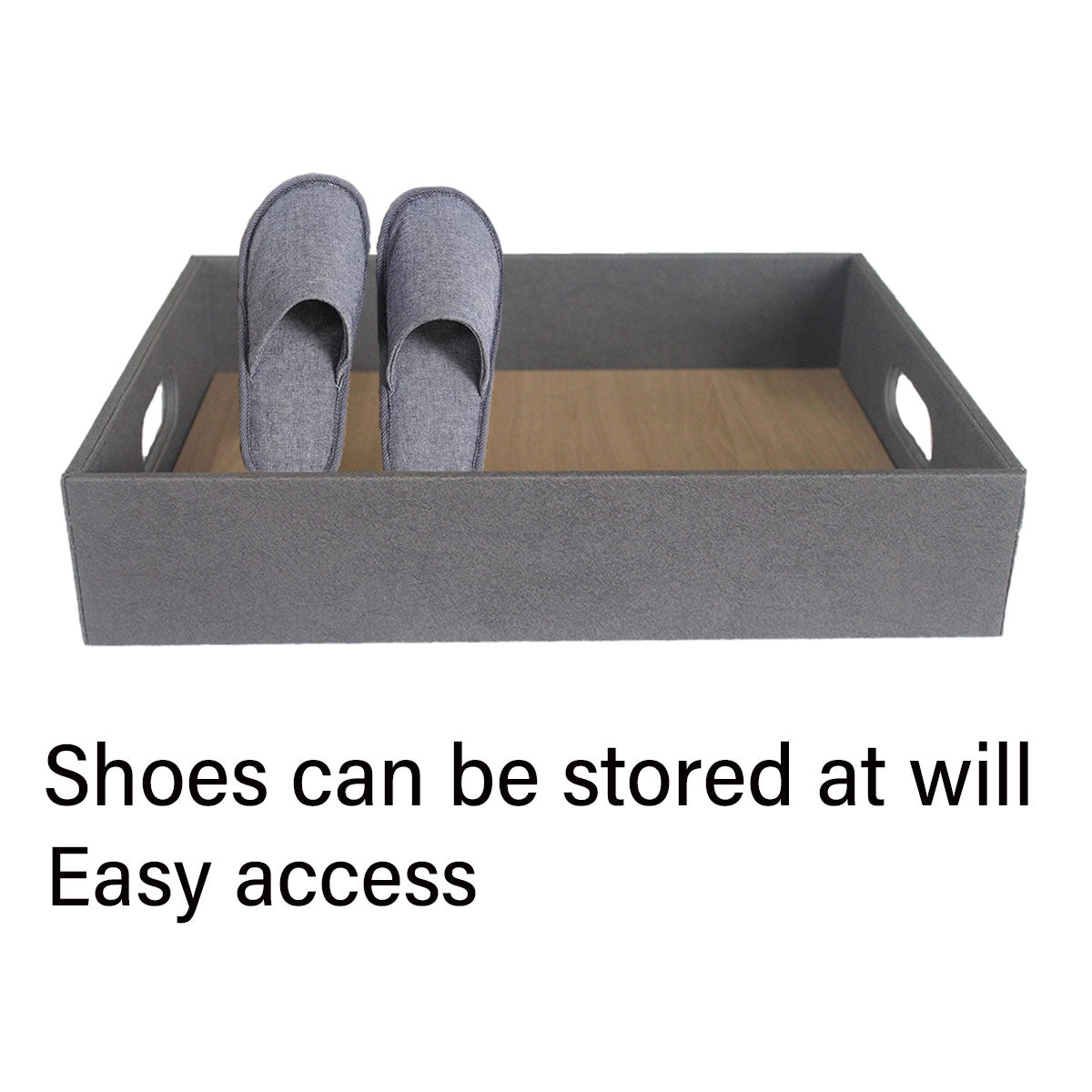 Hotel Shoe Basket Storage Tray for Leather Goods Organiser in Guest Rooms AU