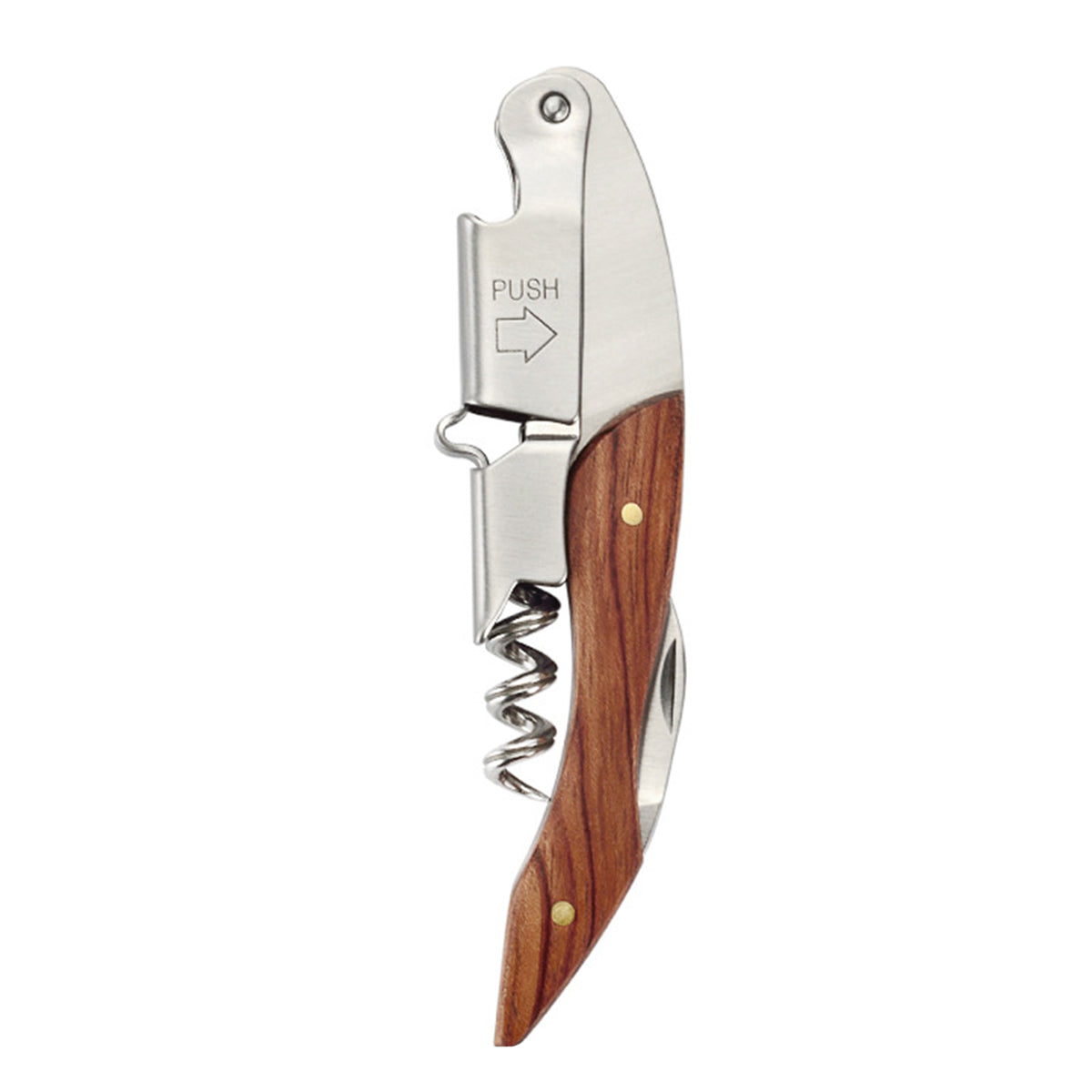 4-in-1 Wine Opener Set Corkscrew Foil Cutter Bottle Stopper Kit
