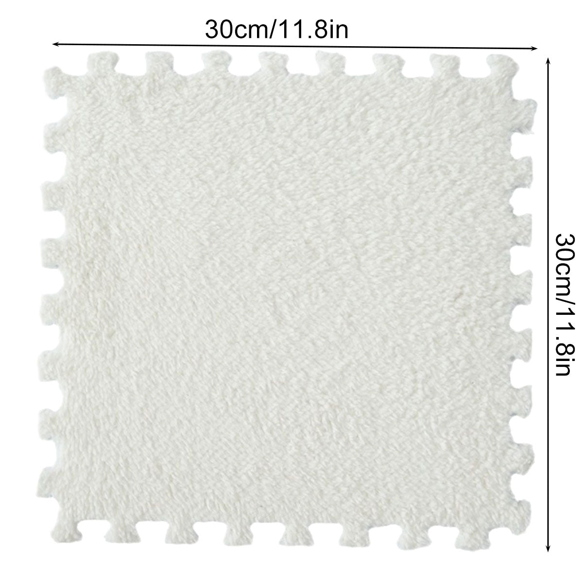 Square Carpet Set 12PCS Interlocking Foam Mats Soft Floor Pad