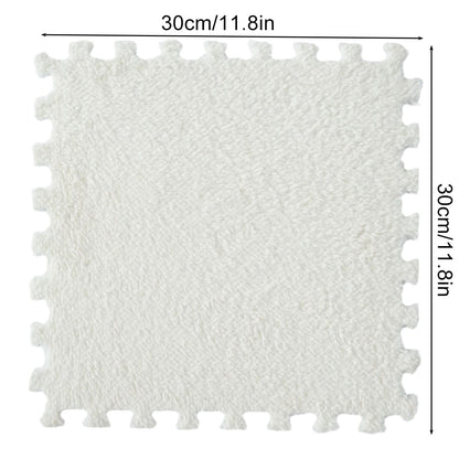 Square Carpet Set 12PCS Interlocking Foam Mats Soft Floor Pad
