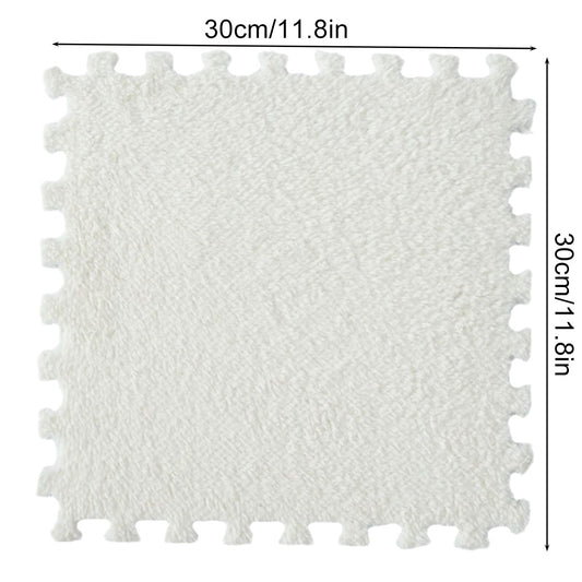 Square Carpet Set 12PCS Interlocking Foam Mats Soft Floor Pad