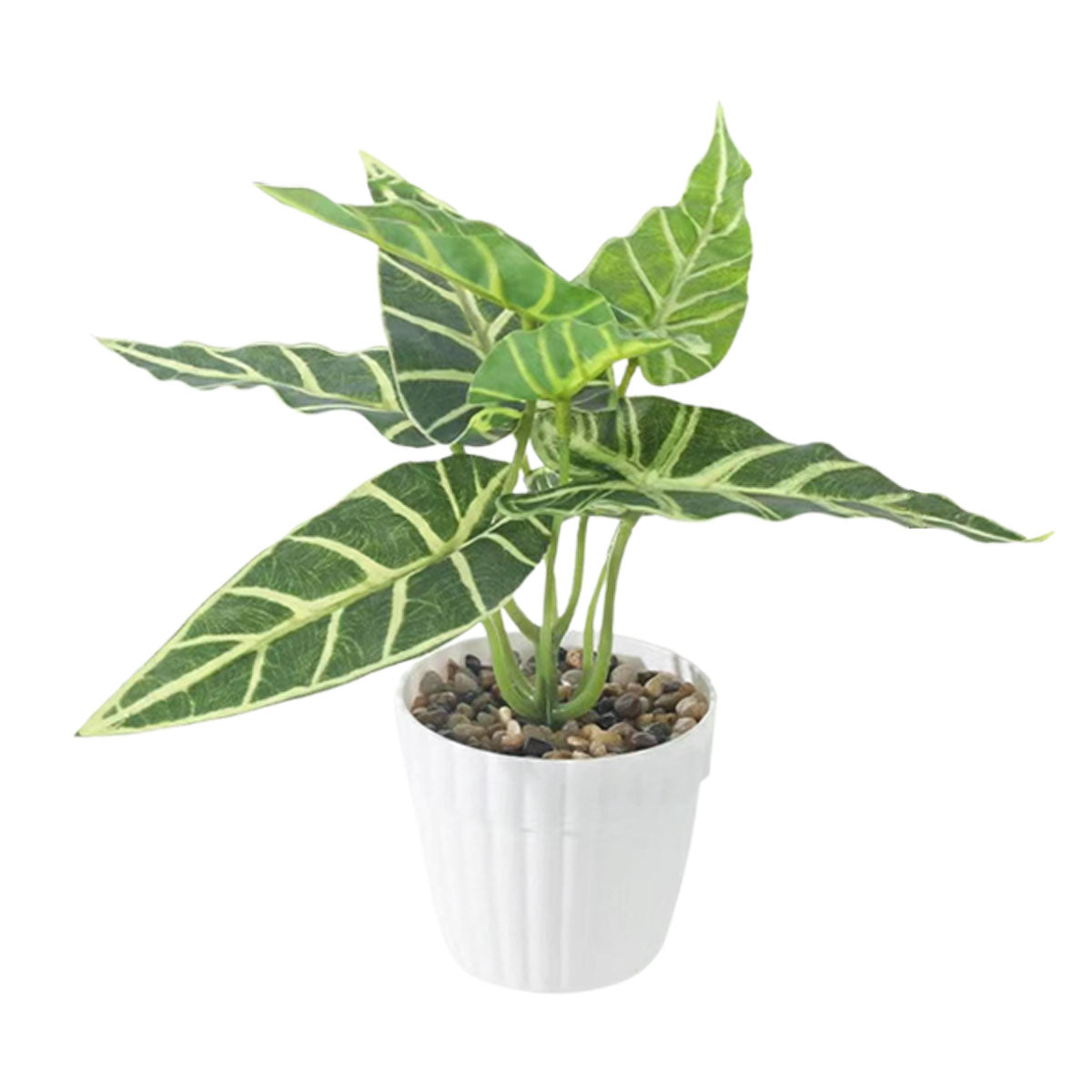 Artificial Small Potted Plant Decoration Faux Bonsai Greenery Indoor Home Decor