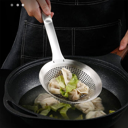 Stainless Steel Colander Spoon Strainer for Pasta Rice and Vegetables