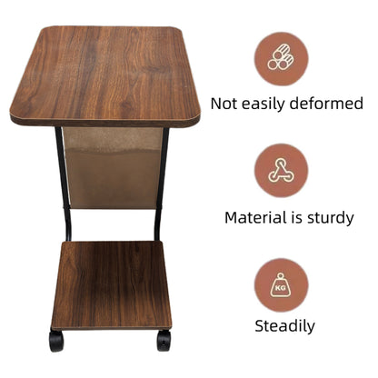 Wooden Metal Frame Coffee Table Side End Tables Laptop Desk Bedside Sofa Table