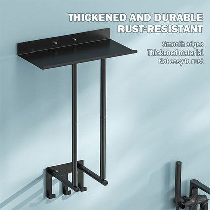 Wall Mounted Towel Rack with No Drill Fitting – Product View 4