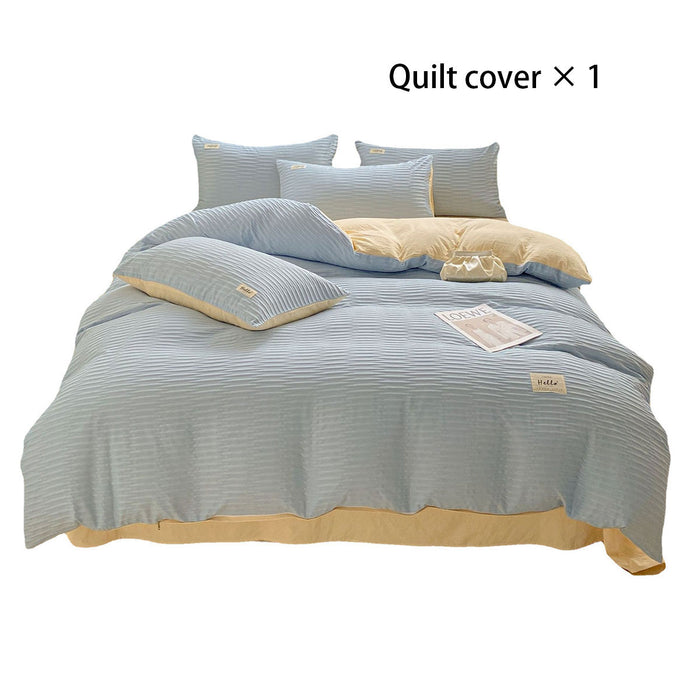 Super Soft Solid Color Duvet Cover with Zipper
