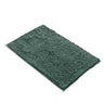 Chenille Bath Mat with 80x50cm Dimensions — Green