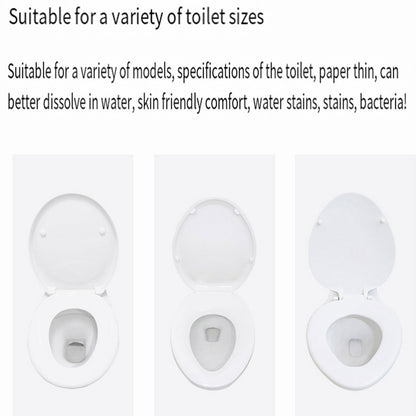 2 Packs Disposable Toilet Seat Covers 250pcs Soluble Paper