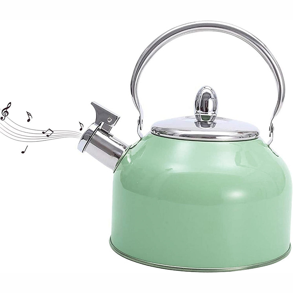 Stainless Steel Kettle 2.5L Household Water Boiler Whistling Teapot