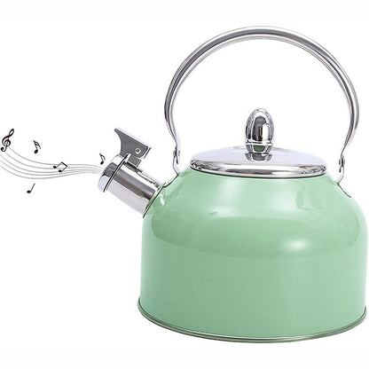Stainless Steel Kettle 2.5L Household Water Boiler Whistling Teapot