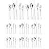 20 or 40 Pcs Cutlery Set with Polished Steel — Silver / 40 Pcs
