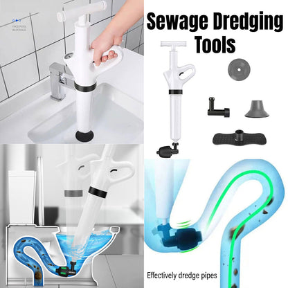 Pneumatic Drain Unblocker for Hotel Bathrooms