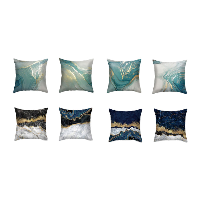 4 Pcs Cushion Covers with Printed Patterns