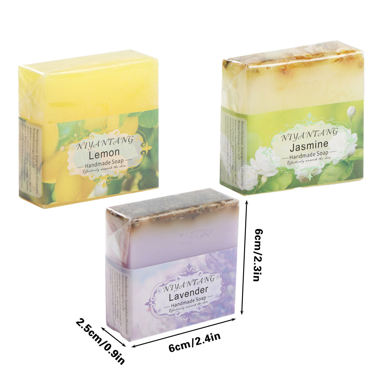 5 Pcs Botanical Soap Bars in 3 Scent Options – Product View 3