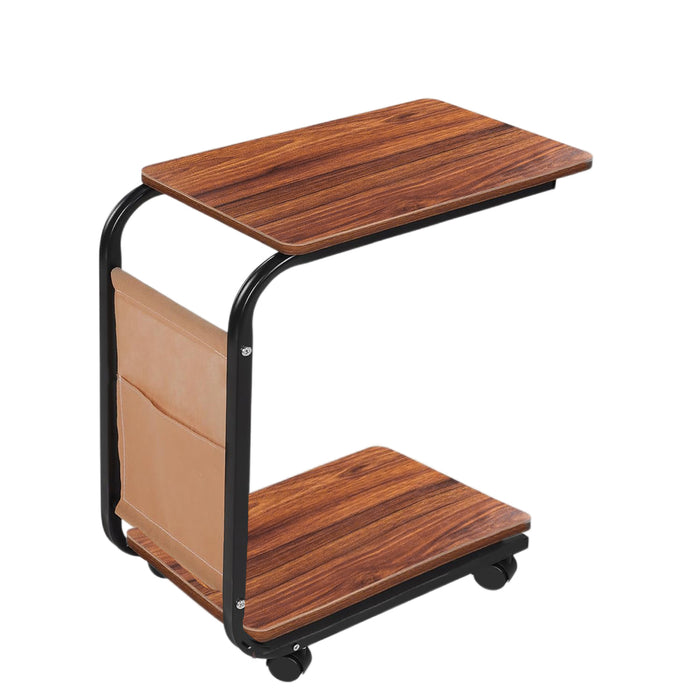 Wood and Metal Coffee Table for Guest Rooms