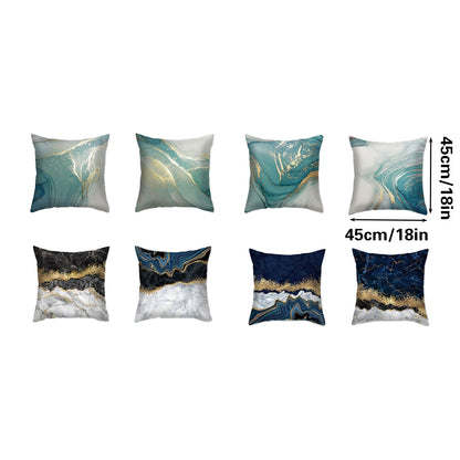 New 4PCS Home Printed Pillow Cases Decorative Cushion Covers Sofa Pillow Covers