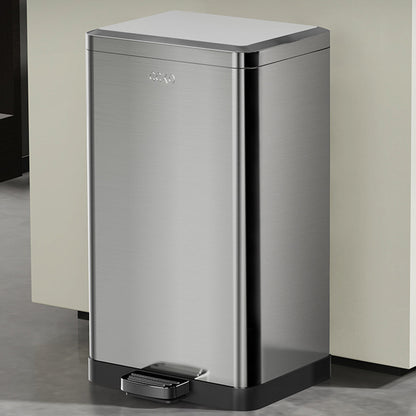 20L Rubbish Bin Foot Operated Household Trash Can with Lid Large Capacity AU