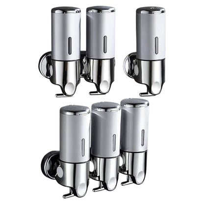 Lever Soap Dispenser Manual Push Shower Gel Hotel Bathroom Use