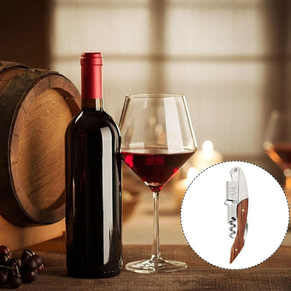 4-in-1 Wine Opener Set Corkscrew Foil Cutter Bottle Stopper Kit