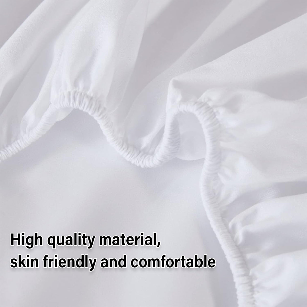 Fitted Mattress Protector Waterproof Bed Cover Sheet