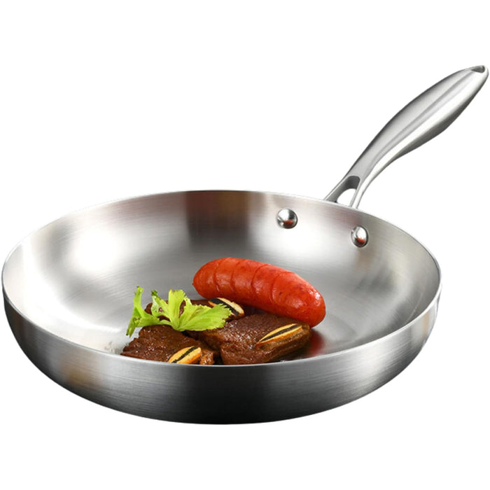 Steel Wok with Triple Layer Cooking Base