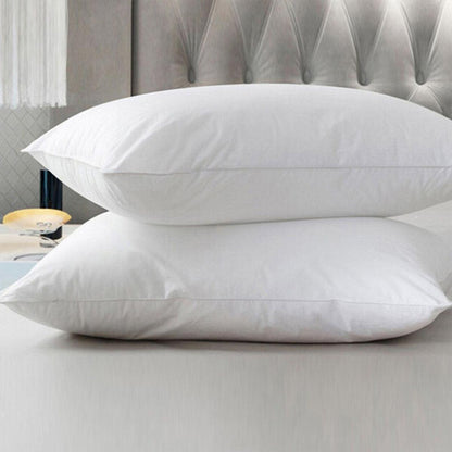 White Cotton Pillow Core Inserts Hotel Quality Pair Set