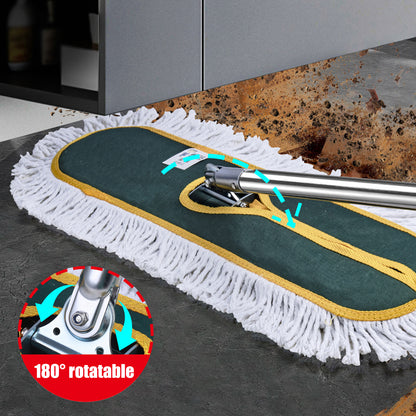 Extra Long Mop Assembly Anti-Slip Handle Floor Cleaning Tool Household Cleaner