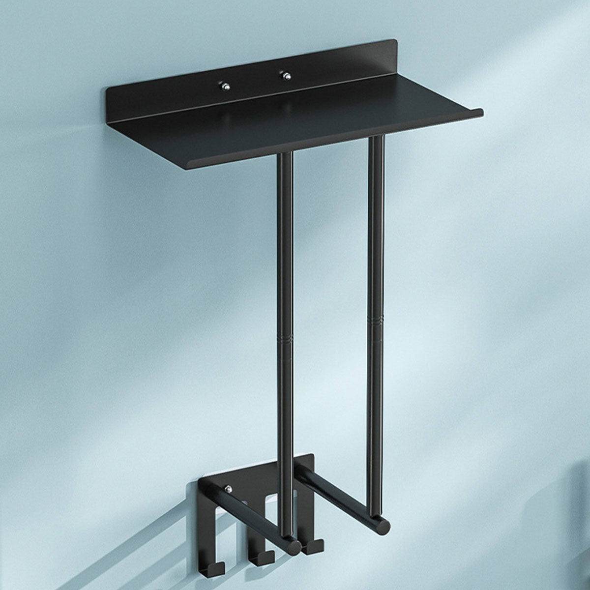 Wall Mounted Towel Rack with No Drill Fitting – Product View 10