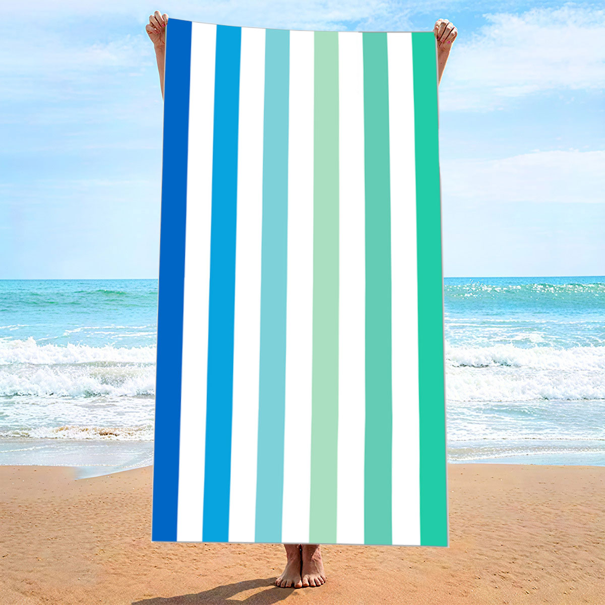 Large Hotel Beach and Pool Towel 100 x 180cm – Product View 4