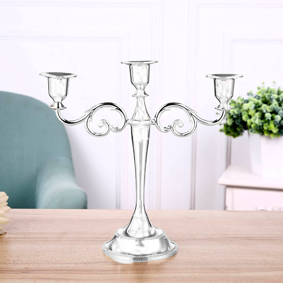 3/5 Arms Alloy Candle Holder Stand Candlesticks Candelabra Wedding Home Decor AU