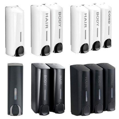 Wall Mounted Soap Dispenser Multi Chamber for Hotel Bathrooms